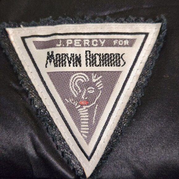 J. Percy For Marvin Richards Unique Vintage Travel Parker Size L - Picture 11 of 13